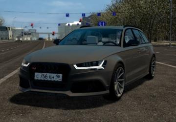 Audi RS6 C7версия 03.12.21 для City Car Driving (v1.5.9.2)