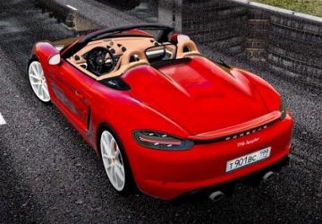 2020 Porsche Boxter 718 Spyderверсия 30.11.21 для City Car Driving (v1.5.9.2)