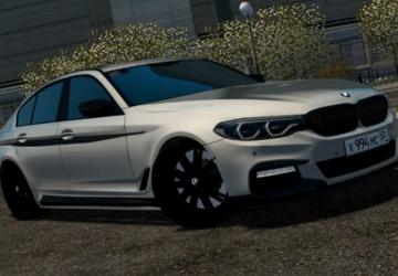 BMW 540i (G30) Tuningверсия 30.11.21 для City Car Driving (v1.5.9.2)