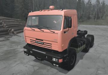 КамАЗ 54115, 54115-Turboверсия 26.05.25 для Spintires: MudRunner (v28.09.22)
