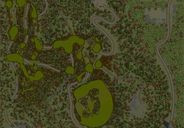 Карта «Озеро Брусляна»версия 1 для Spintires: MudRunner
