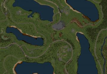 Карта «Пять озёр»версия 1.0 для SpinTires (v03.03.16)
