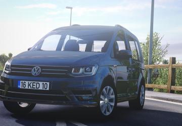 Volkswagen Caddyверсия 2.3 для Euro Truck Simulator 2 (v1.50.x, - 1.57.x)