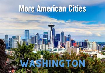More American Cities (Washington)версия 1.4 для American Truck Simulator (v1.57.x)