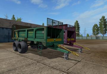 Пак навозоразбрасывателей МТУ-18версия 0.01 для Farming Simulator 2017 (v1.5.3.1)
