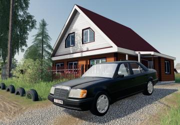 Mercedes Benz W124 250Dверсия 1.1.0.0 для Farming Simulator 2019 (v1.7x)