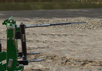 Bobcat 3 Point Bale Fork (Rust Edition)версия 1.0.0.0 для Farming Simulator 2025
