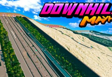 Карта «Downhill Mayhem»версия 1.05 для BeamNG.drive (v0.37.x)