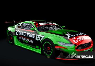 TC NG Ford Mustang 2025версия 1.0 для Assetto Corsa