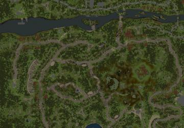 Карта «Заброшенный город»версия 1 для Spintires: MudRunner