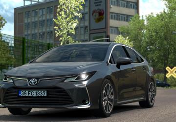 Toyota Corolla 2020версия 2.1 для Euro Truck Simulator 2 (v1.50.x, - 1.57.x)