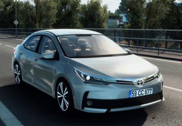 Toyota Corolla 2018версия 2.6 для Euro Truck Simulator 2 (v1.57.x)