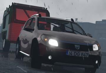 Renault Sandero 2010версия 1.9 для Euro Truck Simulator 2 (v1.57.x)