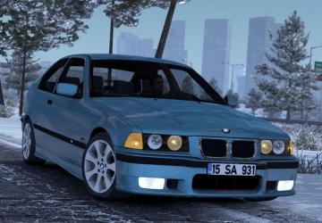 BMW E36 Compactверсия 2.3 для Euro Truck Simulator 2 (v1.57.x)