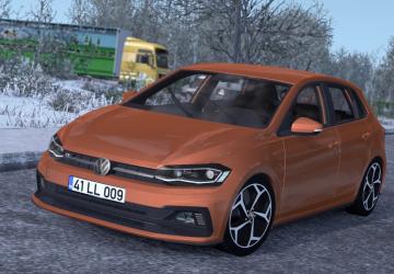 Volkswagen Polo 2018версия 2.6 для Euro Truck Simulator 2 (v1.57.x)