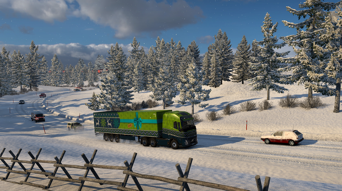 Woven Wonders of Winterland - новый зимний ивент для ETS 2 и ATS
