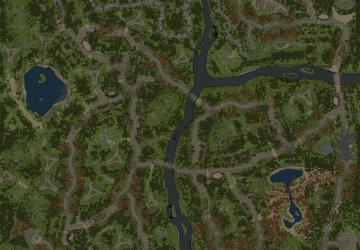 Карта «Лесные Дороги»версия 1 для Spintires: MudRunner