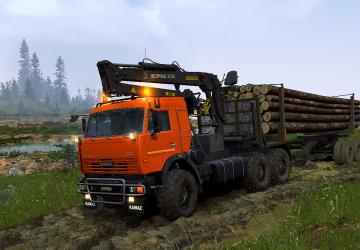 Pack kamaz 4310/65222/44108 ojalaaki editv4 для Spintires: MudRunner (v25.02.21)