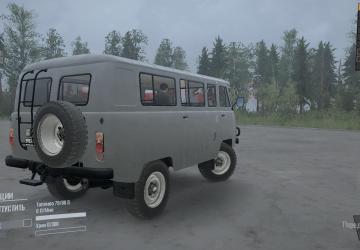 Уаз-2206 Пассажирский - Доработкаверсия 2,0 для Spintires: MudRunner (v25.02.21)