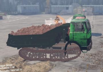 МАЗ на гусеницахверсия 3 для SpinTires (v03.03.16)