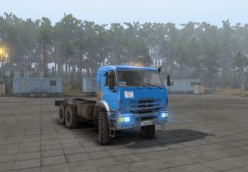 КаМаЗ 43118 - Переработкаверсия 1.0 для SpinTires (v1.7.1)