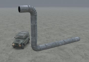 Объекты «Трубы из China Adventure DLC »версия 1.0.0 для SpinTires (v03.03.16)