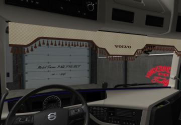 Ламбрекены на Volvo FH4для Euro Truck Simulator 2 (v1.50-1.57)