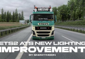 SnowyMoon Lighting Improvements v2версия 2.0.35.11 для Euro Truck Simulator 2 (v1.53.x-1.57.x)