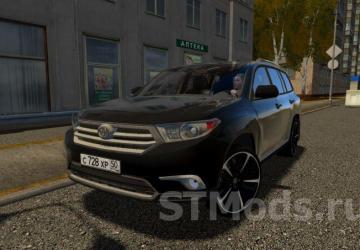 Toyota Highlander Hybrid (SOUND)версия 11.10.2021 для City Car Driving (v1.5.9 - 1.5.9.2)