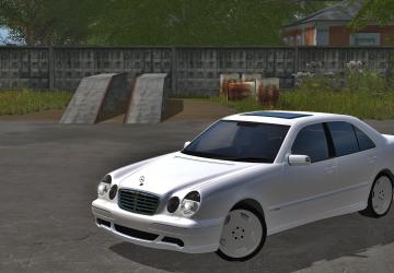 Mercedes-Benz W210 E55 AMGверсия 2.1 для Farming Simulator 2017 (v1.5x)