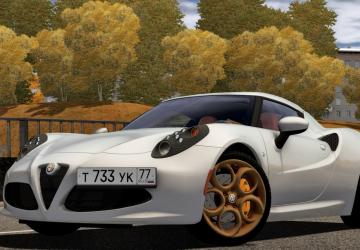 2013 Alfa Romeo 4Cверсия 1.0 для City Car Driving (v1.5.9, 1.5.9.2)