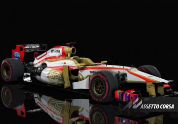 F1 2012 HRTверсия 1.0 для Assetto Corsa