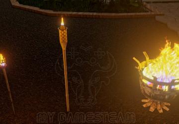 Garden Torch Light Packверсия 1.0.0.0 для Farming Simulator 2019