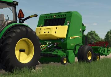 John Deere 561R Round Balerверсия 1.0.0.1 для Farming Simulator 2025