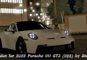 Addon for 2022 Porsche 911 GT3 (922) by Stattev1.0 для City Car Driving (v1.5.9, 1.5.9.2)