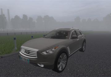 Infiniti FX50Sверсия 10.08.21 для City Car Driving (v1.5.9, 1.5.9.2)