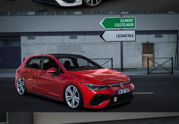 Volkswagen Golf 8 R Lineверсия 1.9 для American Truck Simulator (v1.55.x, 1.56.x)