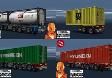 Прицеп D-Tec Flexiверсия 9.0 для American Truck Simulator (v1.54.x, - 1.56.x)