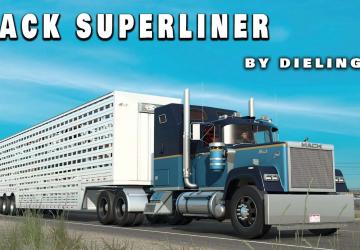 Mack Superlinerверсия 2.7.1 для American Truck Simulator (v1.55.x, 1.56.x)