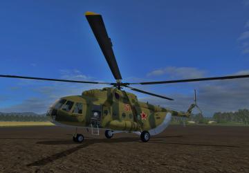 Ми-8Тверсия 1.0 для Farming Simulator 2017 (v1.5x)