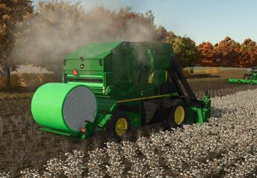 John Deere 7760/CP690 Roller Pickersверсия 1.1.0.0 для Farming Simulator 2025