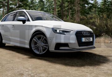 Audi A3/S3/RS3 (8V) (2017-2020)версия 1.0 для BeamNG.drive (v0.37.x)
