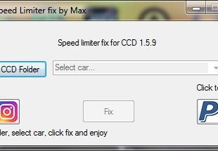 Speed Limiter Fix by Max (EN/RU)версия 04.07.21 для City Car Driving (v1.5.9, 1.5.9.2)