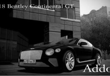 Addon for 2018 Bentley Continental GT by Stattev1.0 для City Car Driving (v1.5.9, 1.5.9.2)