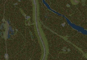 Карта «простая 2»версия 1 для Spintires: MudRunner