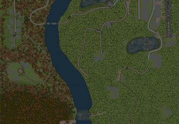Карта «За Рекой»версия 1 для Spintires: MudRunner