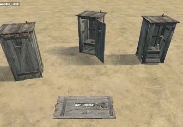 Объекты «Туалет»версия 1.0.0 для SpinTires (v03.03.16)