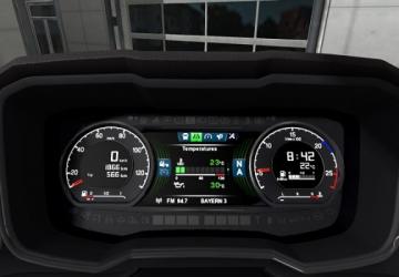Scania S New Gen dashboard computerверсия 2.4.2 для Euro Truck Simulator 2 (v1.57.x)