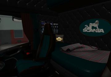 Scania R 2016 smart interior lux v.10версия 1.0 для Euro Truck Simulator 2 (v1.57+)