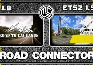 Road to Caucasus + RusMap RCверсия 1.8 для Euro Truck Simulator 2 (v1.57)